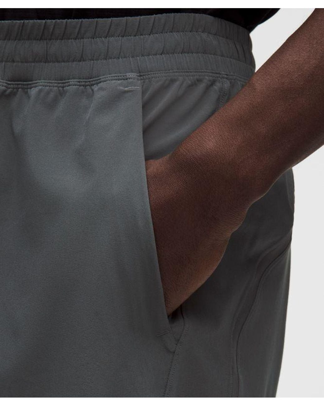 lululemon athletica Black Pace Breaker Lined Short 7" for men