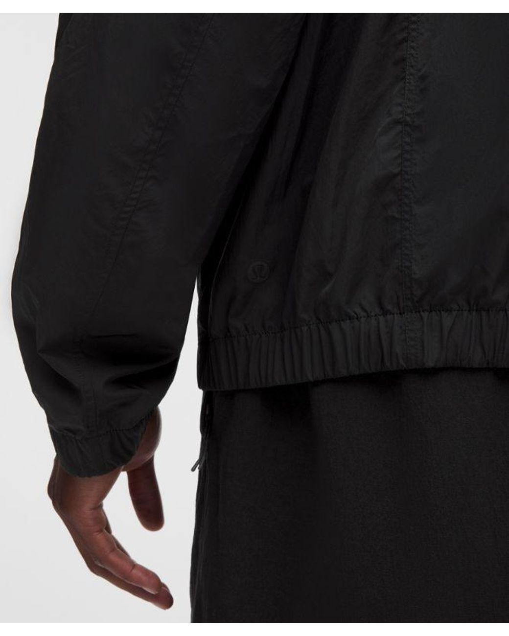 lululemon athletica Black – Uv-Protective Stash And Dash Windbreaker Jacket – – Size Large for men
