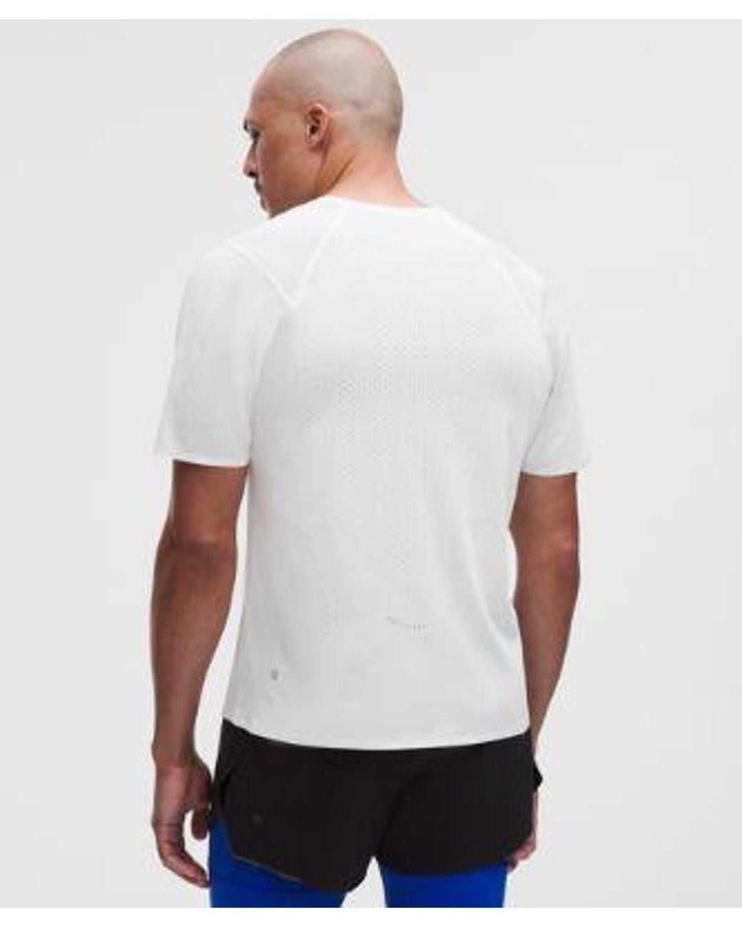 lululemon athletica White Fast And Free Short-Sleeve Shirt for men