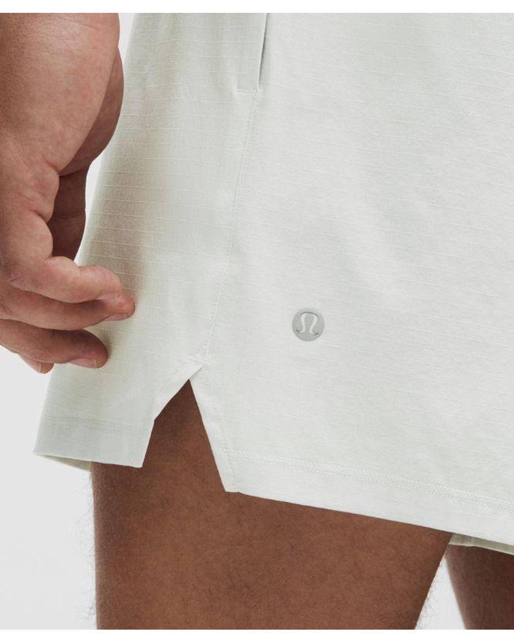 lululemon athletica White Mile Maker Ripstop Linerless Short 6" for men