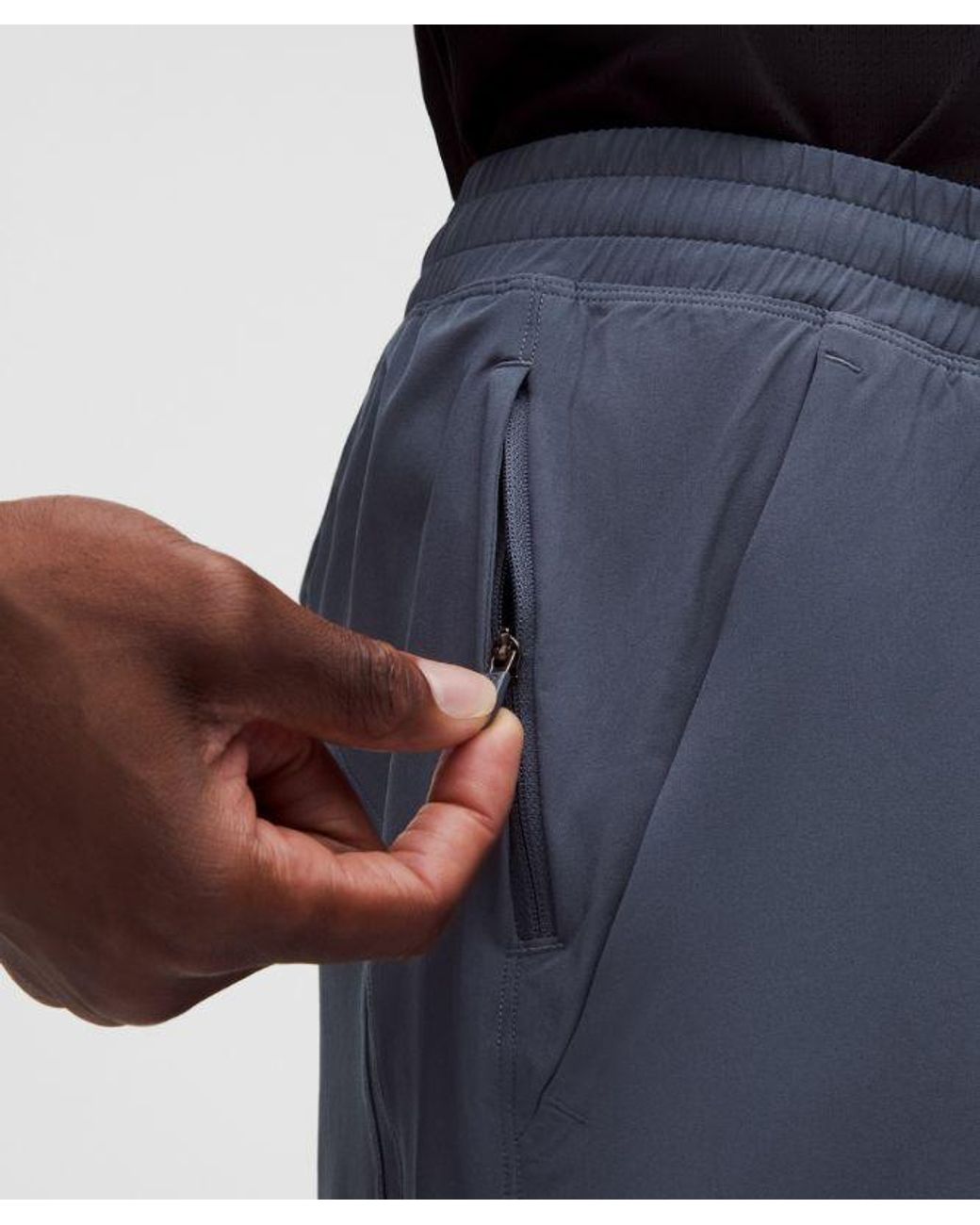 lululemon athletica Blue Pace Breaker Lined Short 5" for men