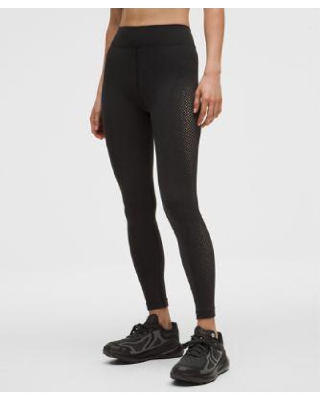 lululemon athletica Black – Revealknit High-Rise Tight Leggings Slnsh Collection – 28" – – Size 14