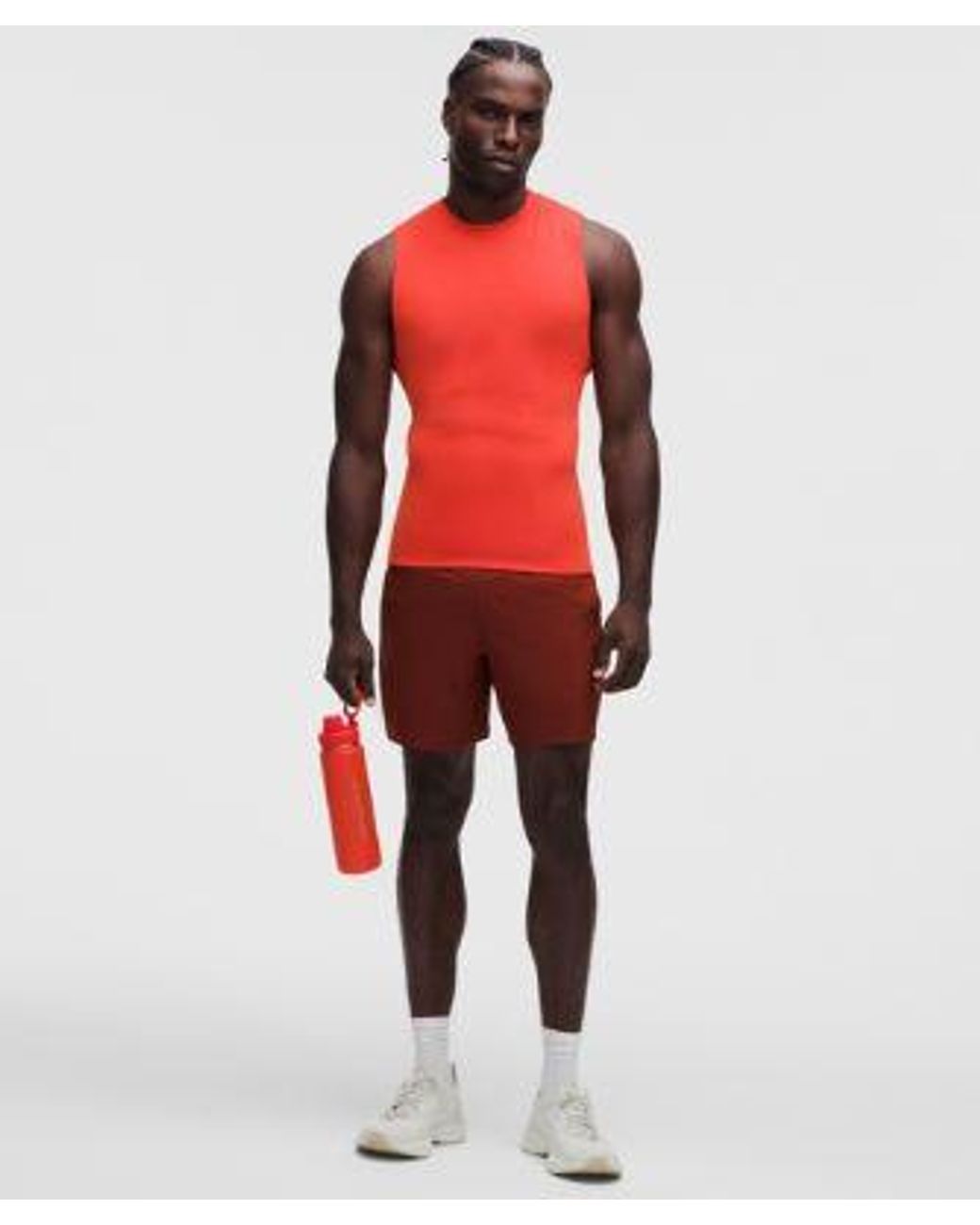 lululemon athletica Red – Repper Sleeveless Tank Top – – Size Large for men