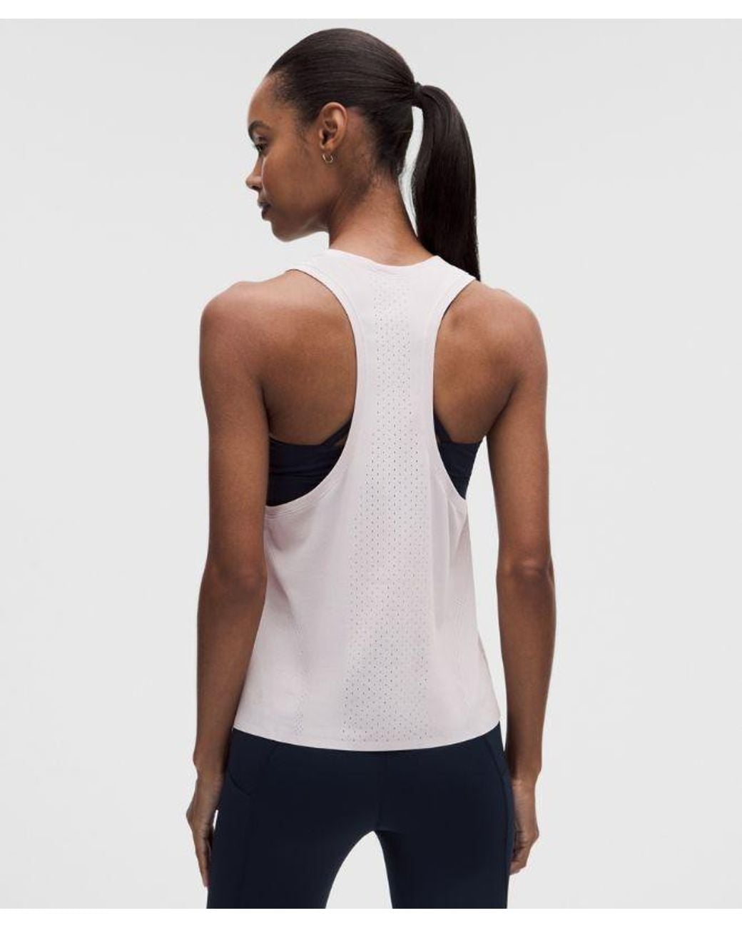 lululemon athletica White Fast And Free Singlet