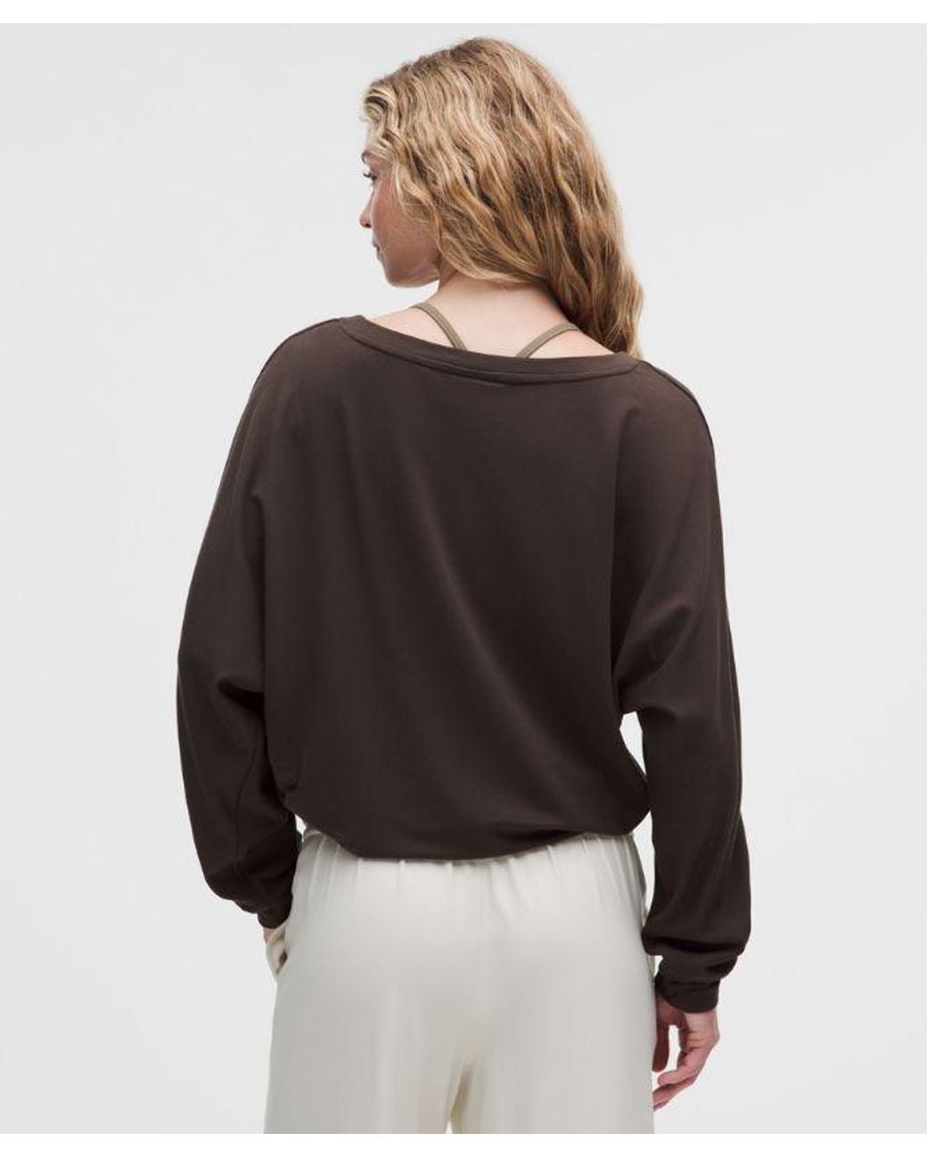 lululemon athletica Black Becalm Oversized Sweatshirt