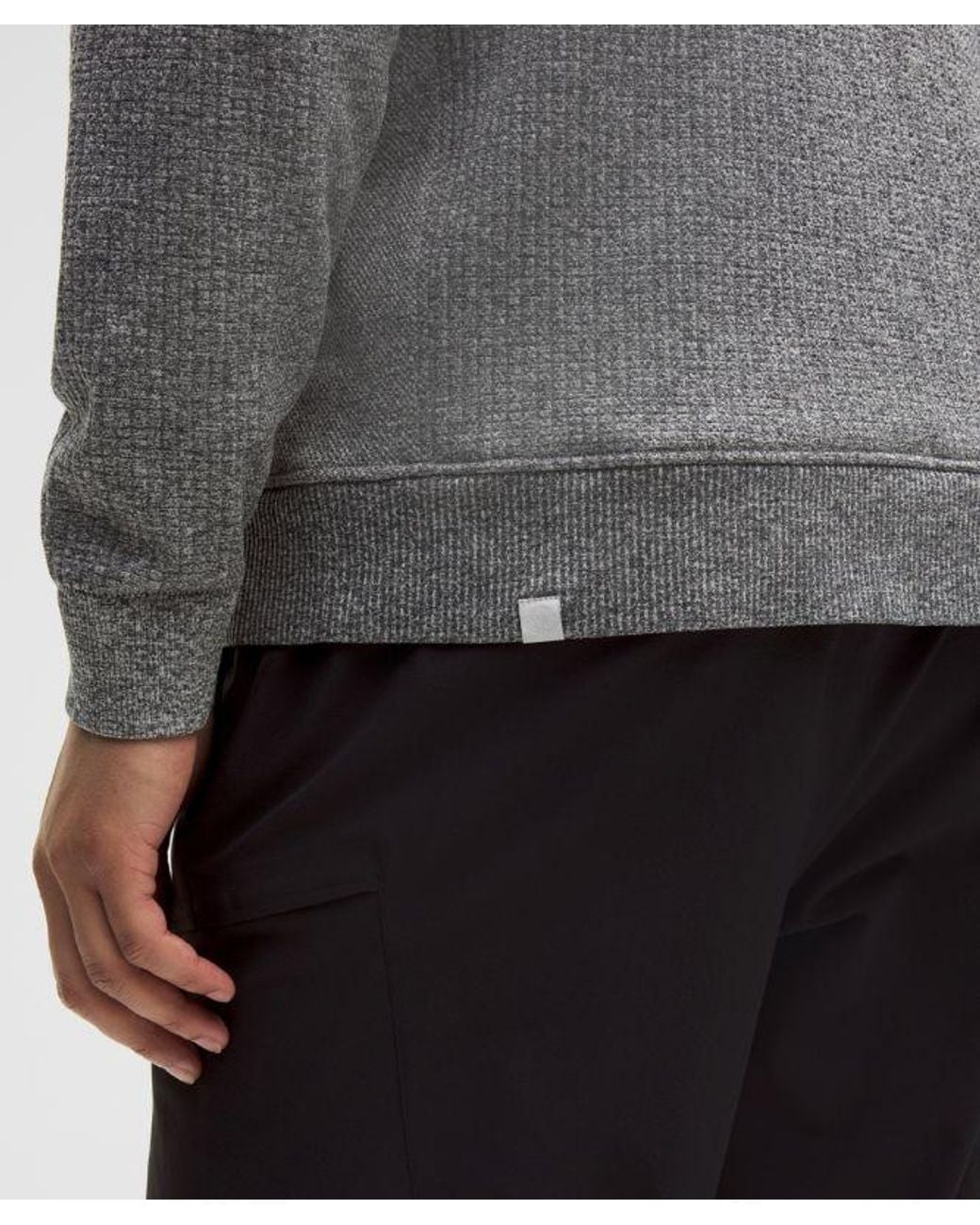 lululemon athletica Gray – Engineered Warmth Half Zip Sweatshirt – – for men