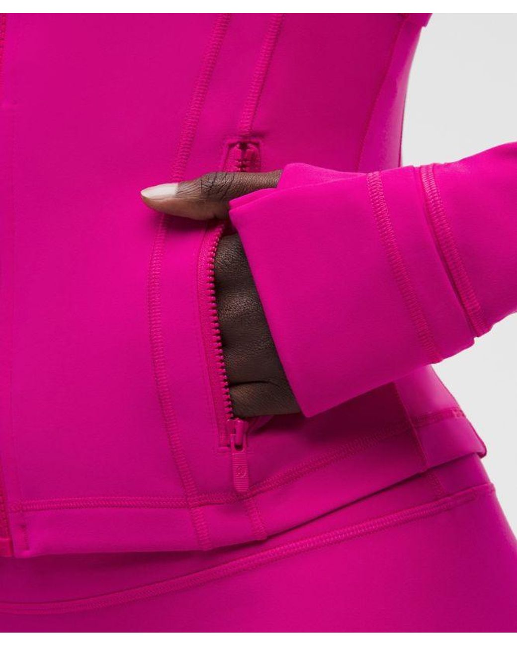 lululemon athletica Pink Define Cropped Jacket