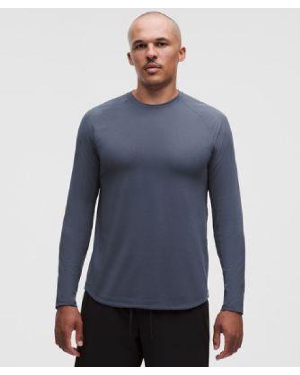 lululemon athletica Blue License To Train Long-Sleeve Shirt for men