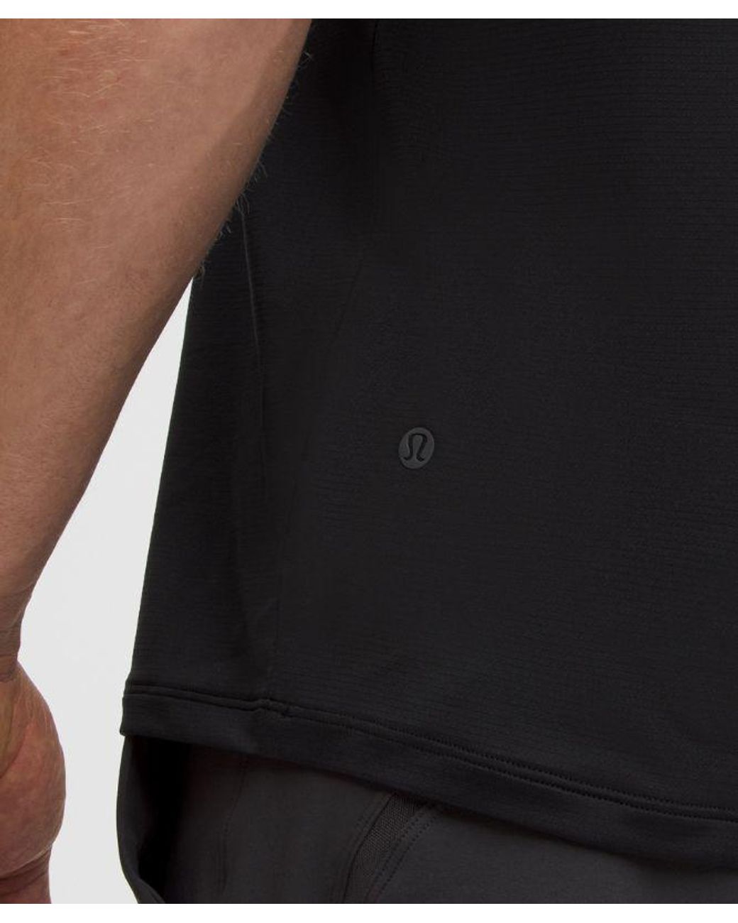 lululemon athletica Black – Mile Maker Run Crew Lightweight Short-Sleeve Shirt – – for men