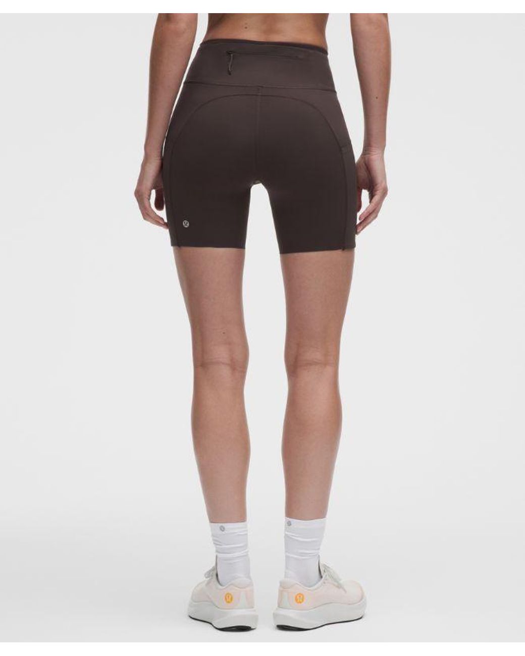 lululemon athletica Red – Fast And Free 6-Pocket High-Rise Shorts Design – 6" – – Size 18