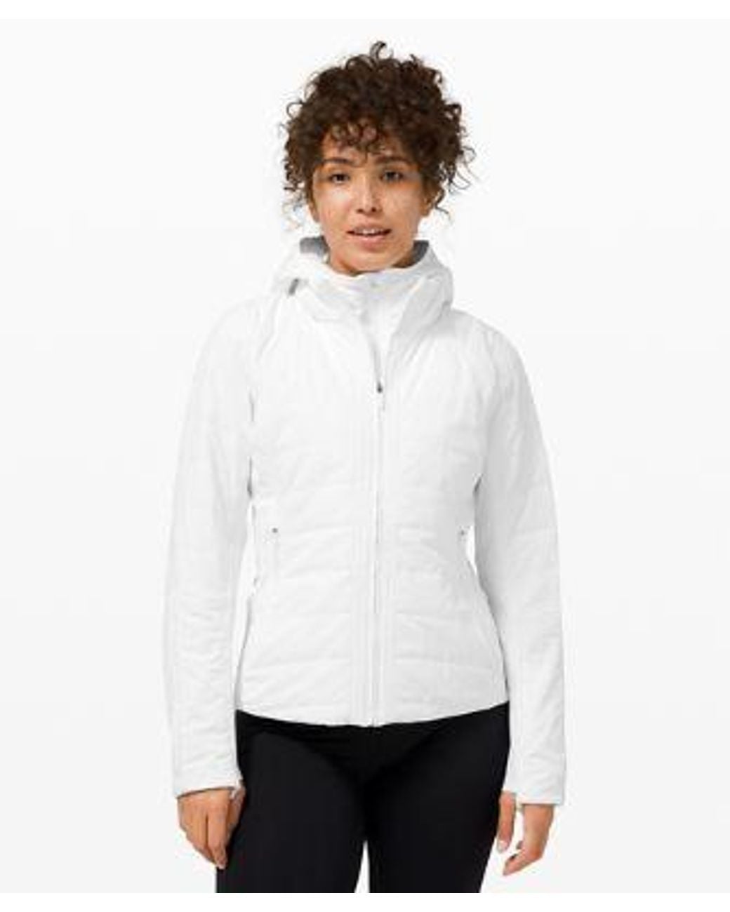 lululemon athletica White Another Mile Jacket
