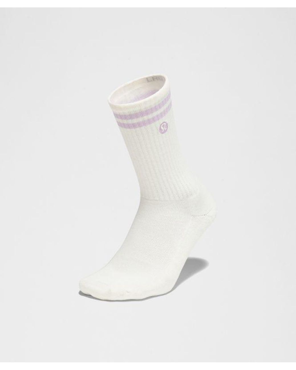 lululemon athletica Metallic – Daily Essential Crew Socks 3 Pack Stripe – – Size Large