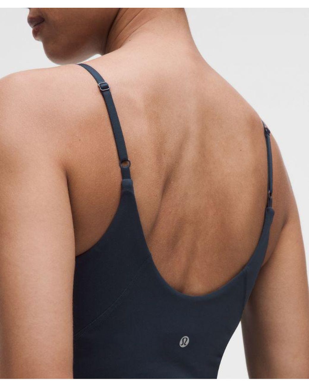 lululemon athletica Blue Align Cami Bodysuit 6"