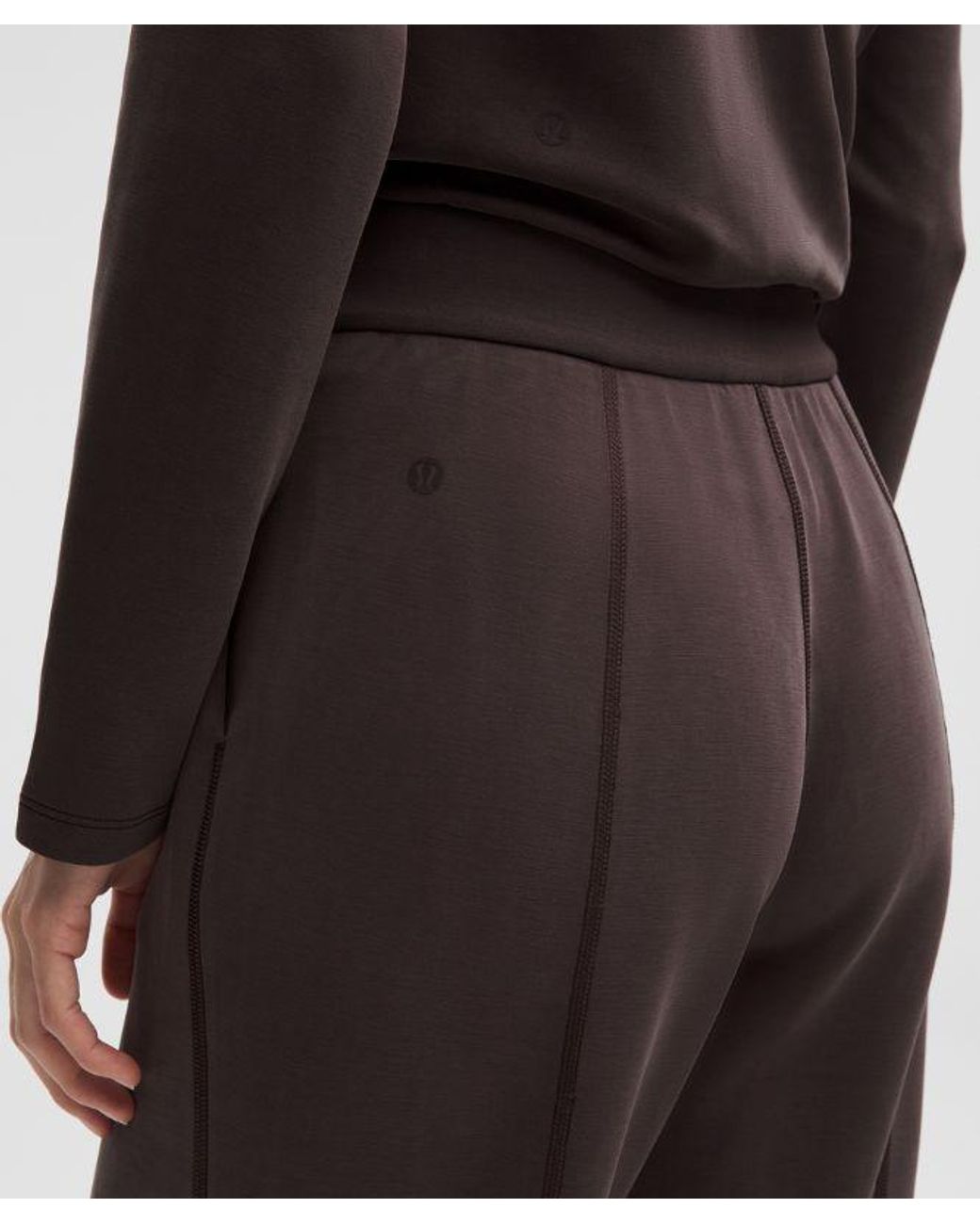 lululemon athletica Black – Softstreme High-Rise Straight-Leg Pants Regular – – Size Medium