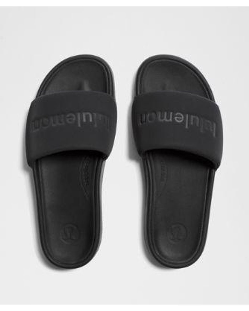 lululemon athletica Black Restfeel Slide