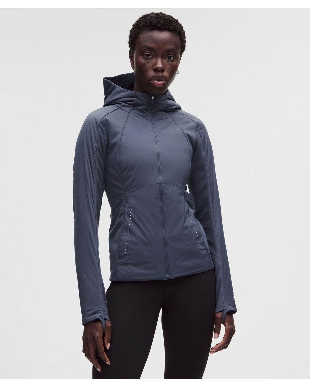 lululemon athletica Blue Down For It All Running Jacket