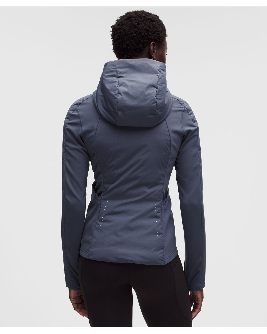 lululemon athletica Blue Down For It All Running Jacket
