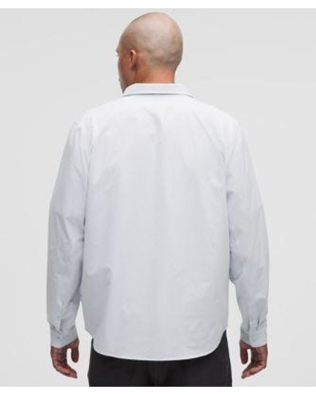 lululemon athletica White New Venture Long-Sleeve Shirt for men