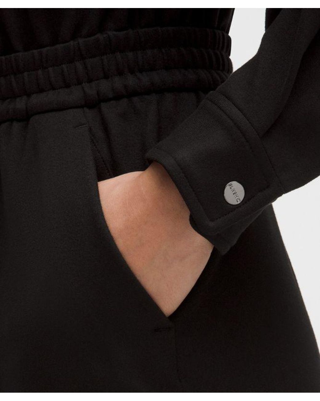 lululemon athletica Black – Ponte Relaxed-Fit Jumpsuit Slnsh Collection – – Size Large