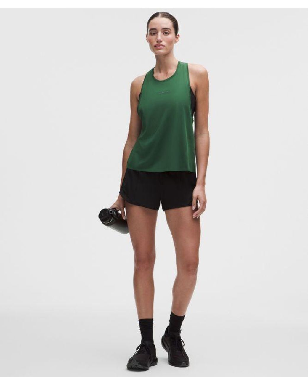 lululemon athletica Green – Fast And Free Singlet – – Size Medium