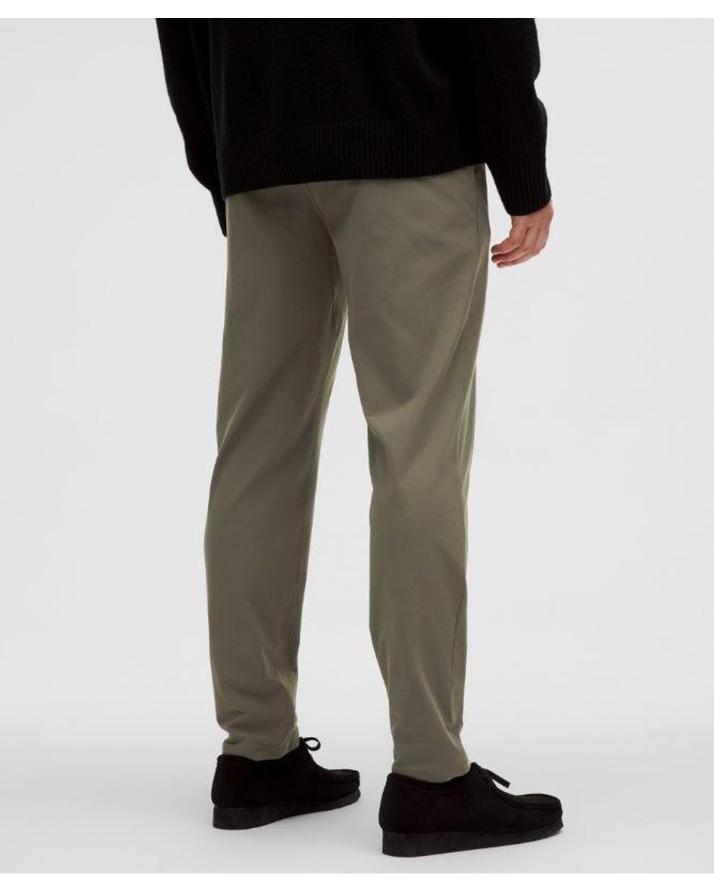 lululemon athletica Black Abc Warpstreme Slim-Fit Pull-On Pant for men