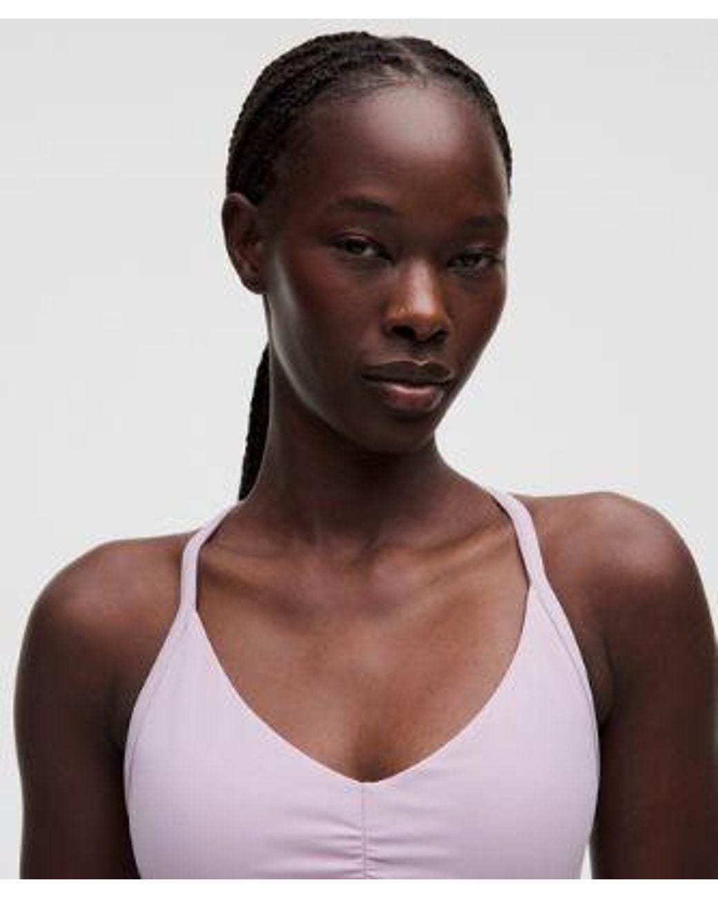 lululemon athletica Brown Flow Y Ruched Bra