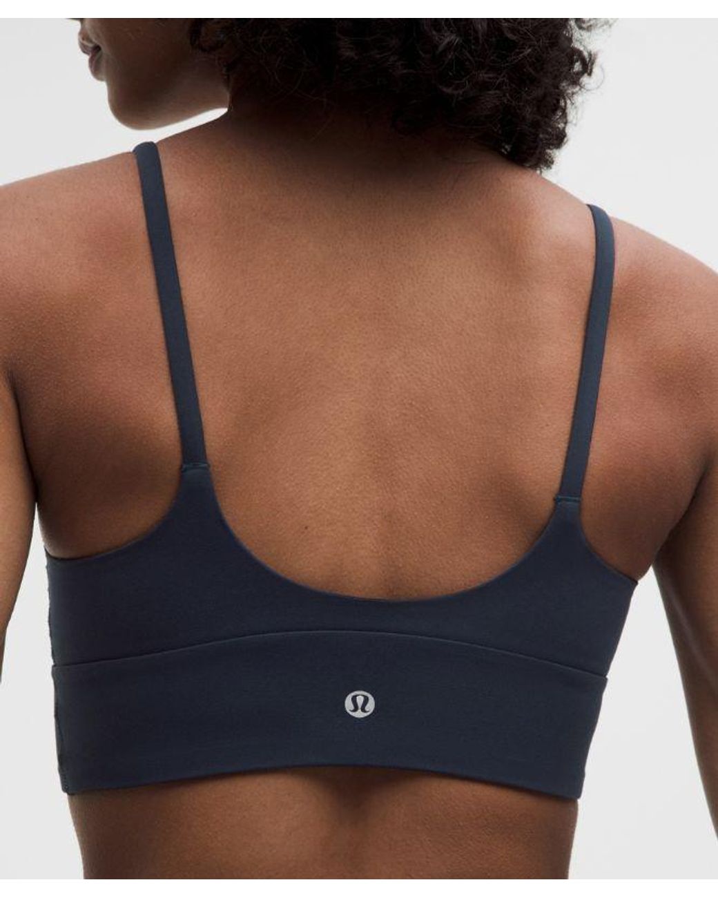 lululemon athletica Blue Focuser Scoop-Neck Bra Nulu