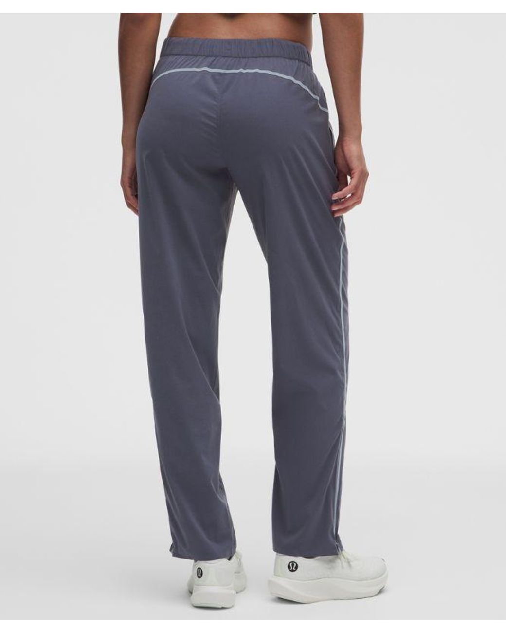 lululemon athletica Blue – Two-Toned Mid-Rise Track Pants – – Size Large