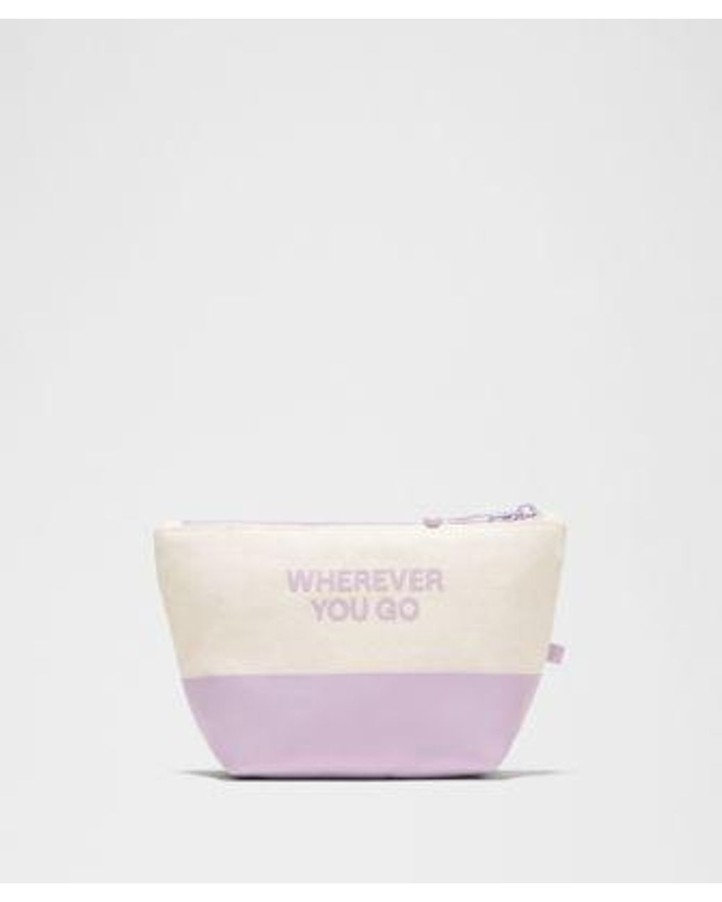 lululemon athletica Pink – Canvas Pouch Bag Mini Wordmark –