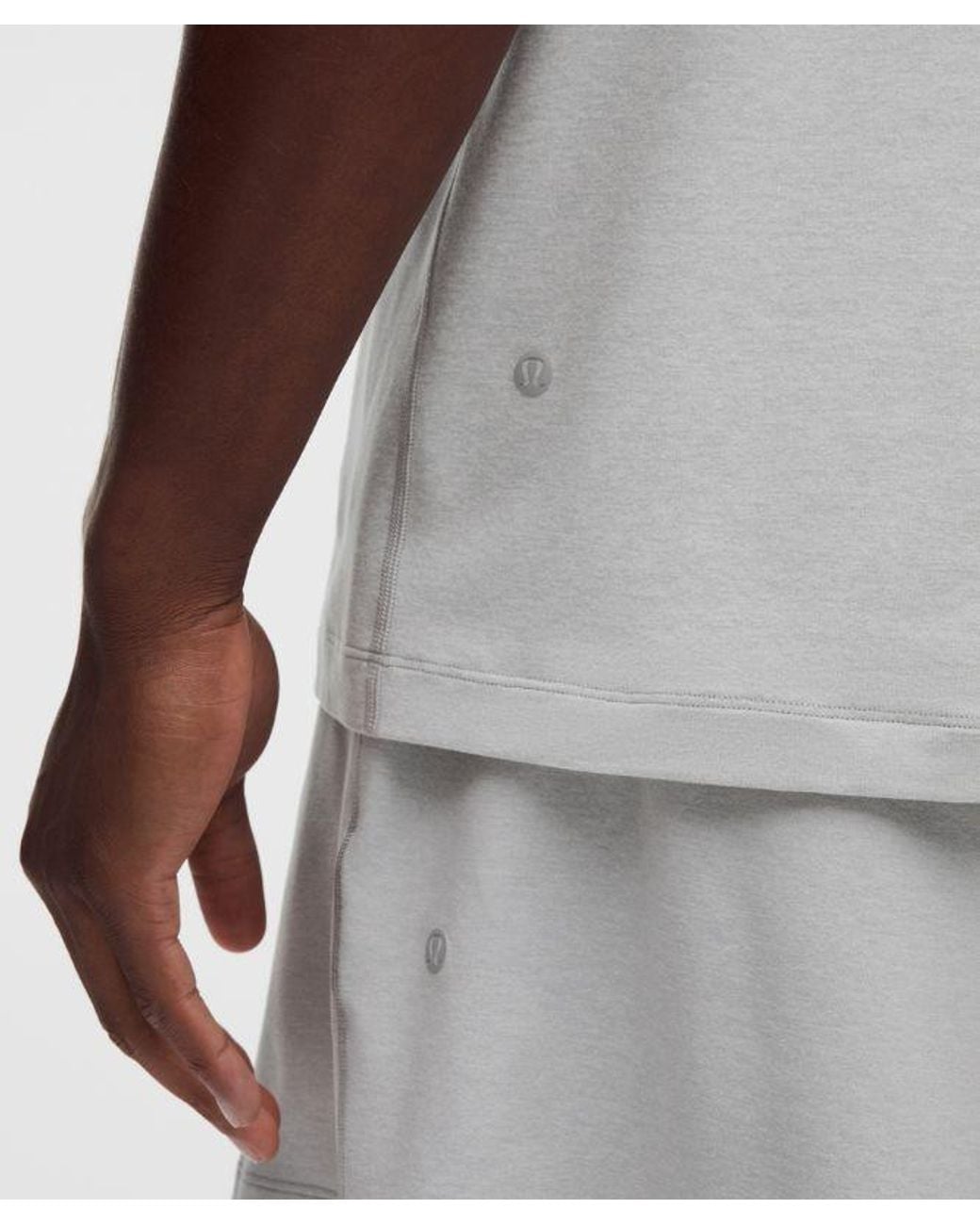 lululemon athletica White – Soft Jersey Short-Sleeve Shirt – – Size Large for men