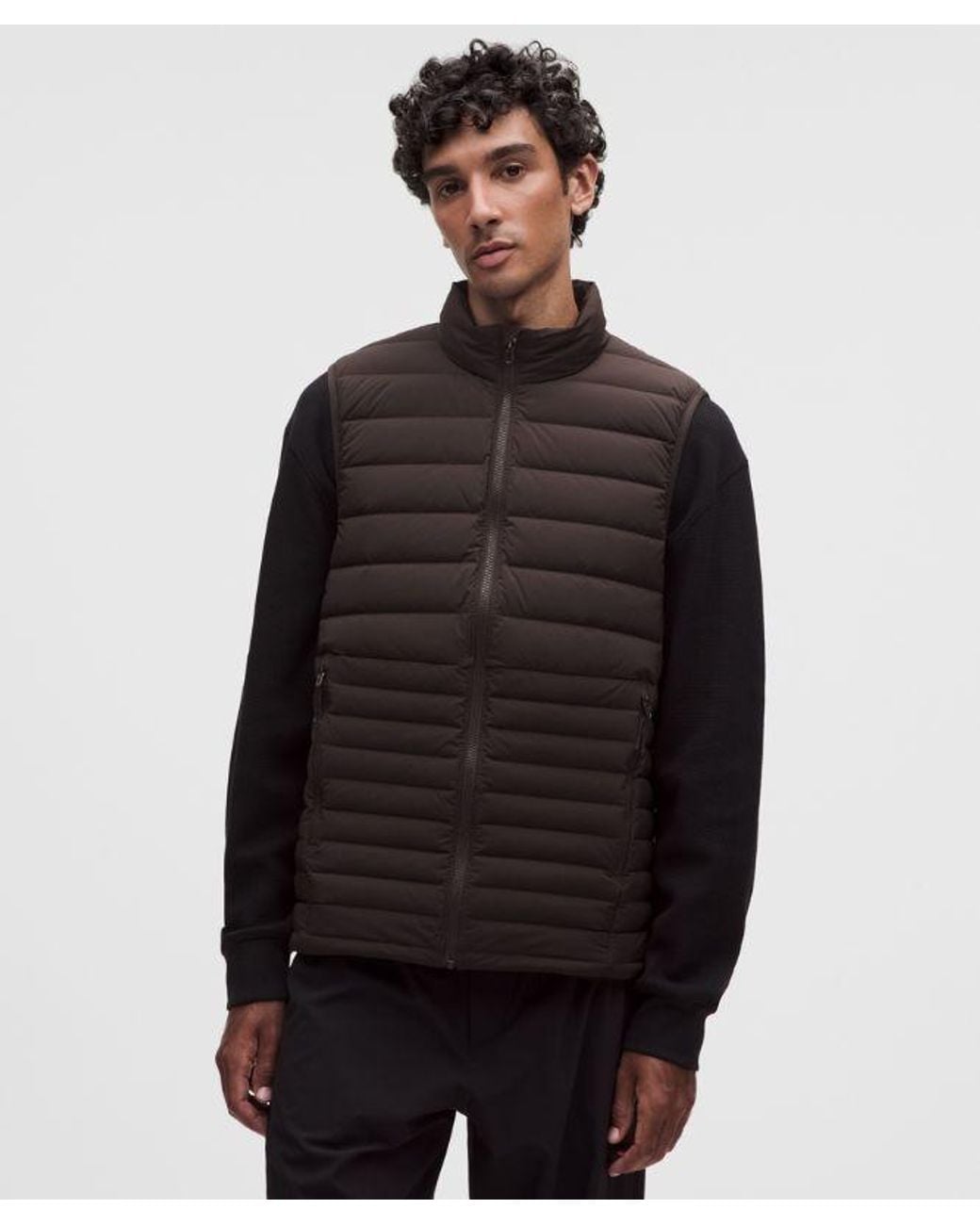 lululemon athletica Black Navigation Down Vest for men