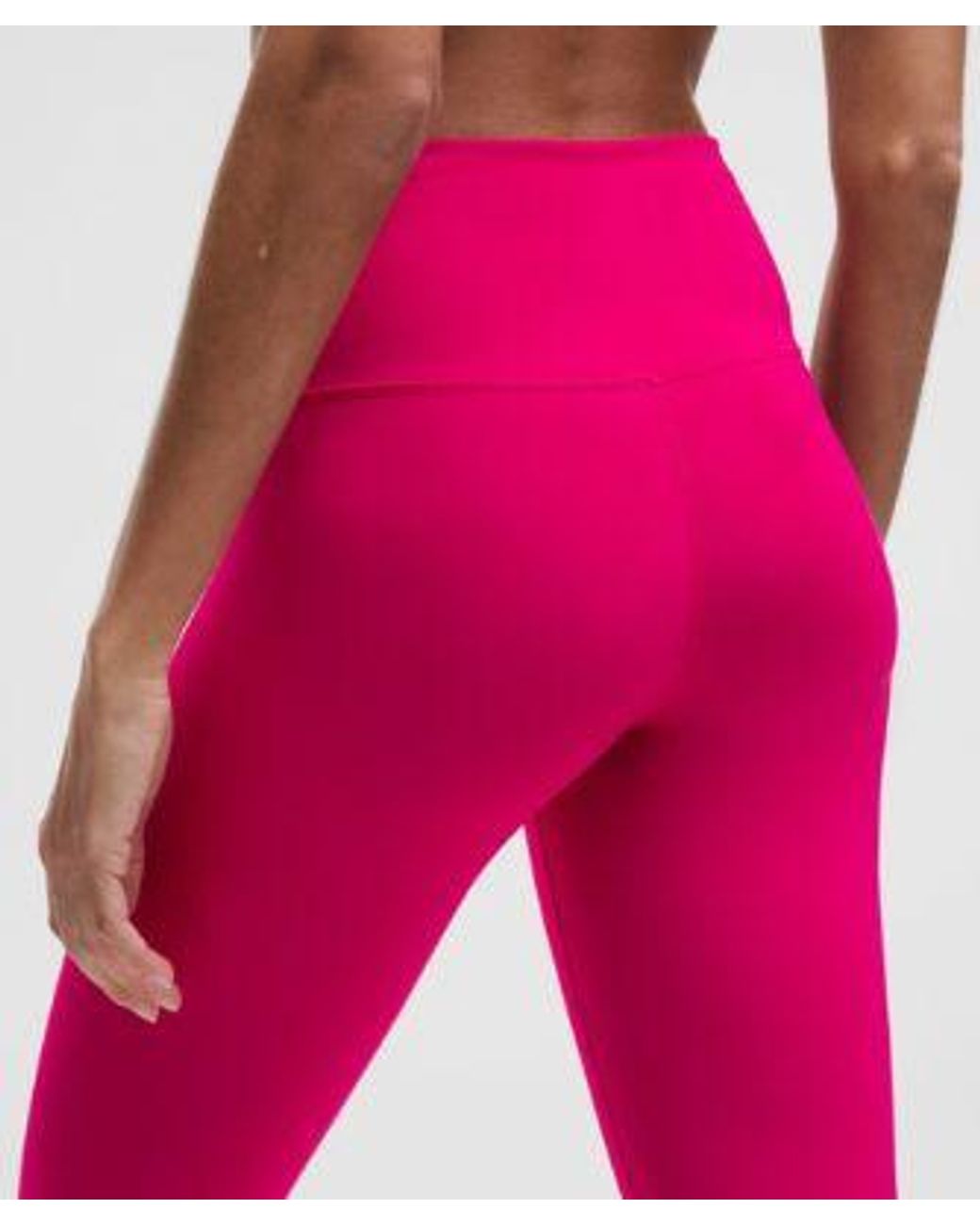 lululemon athletica Pink Wunder Train High-Rise Tight 28"