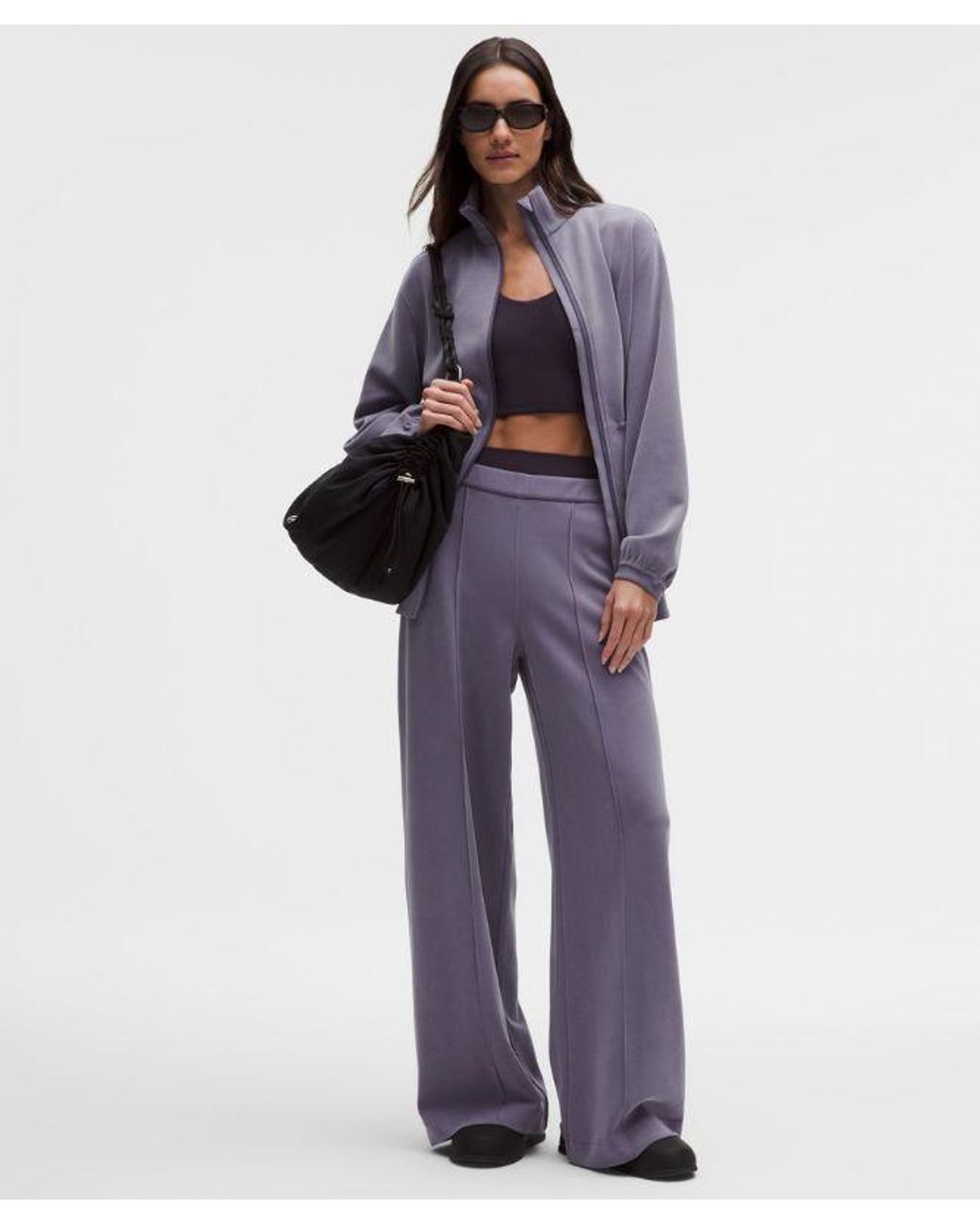 lululemon athletica Purple – Softstreme Cinch-Waist Full-Zip Jacket – – Size Small