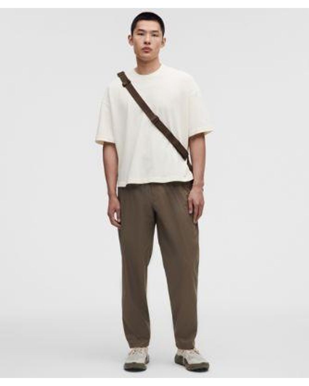 lululemon athletica White Heavyweight Cotton Jersey Boxy T-Shirt for men