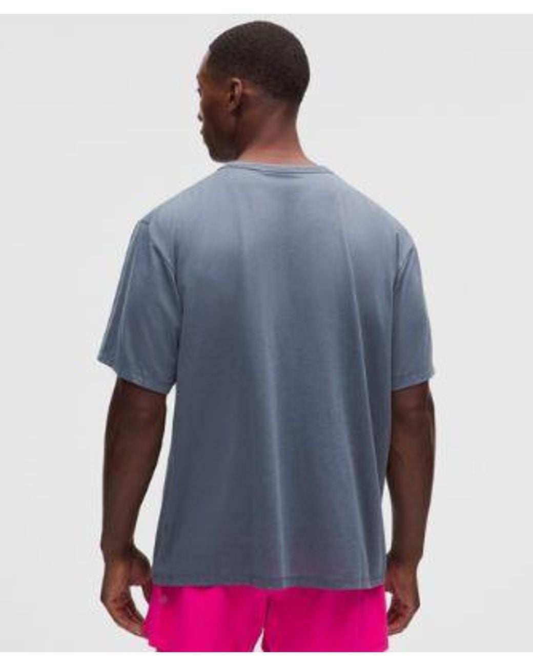 lululemon athletica Blue – Mile Maker Short-Sleeve T-Shirt – – Size Large for men