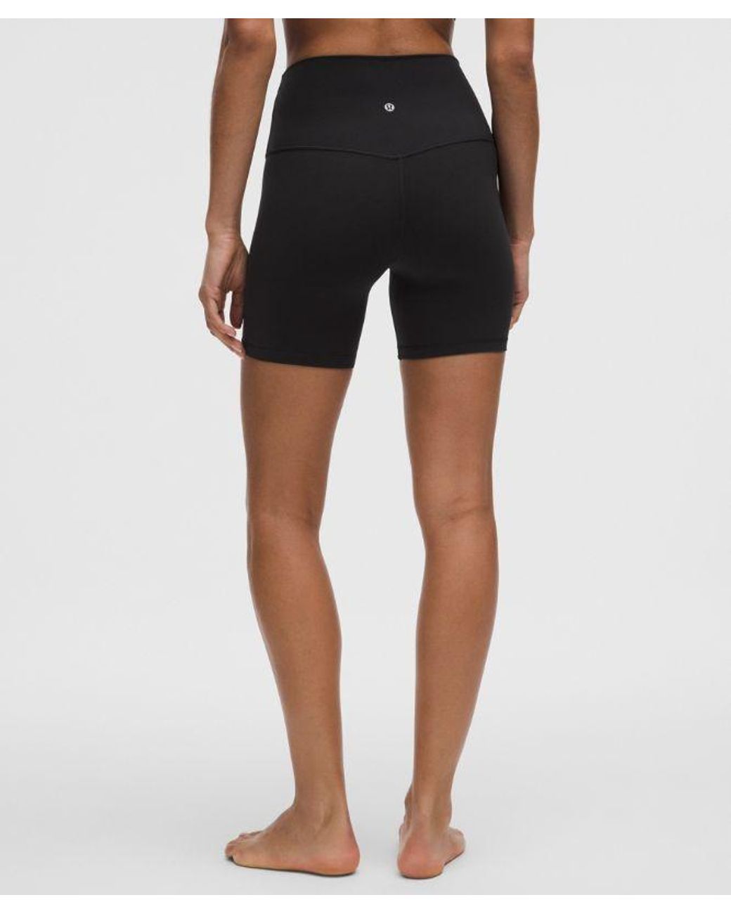 lululemon athletica Black Align No Line High-Rise Short 6"