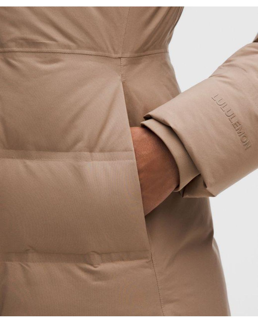 lululemon athletica Natural Stretchseal Sleet Street Long Jacket