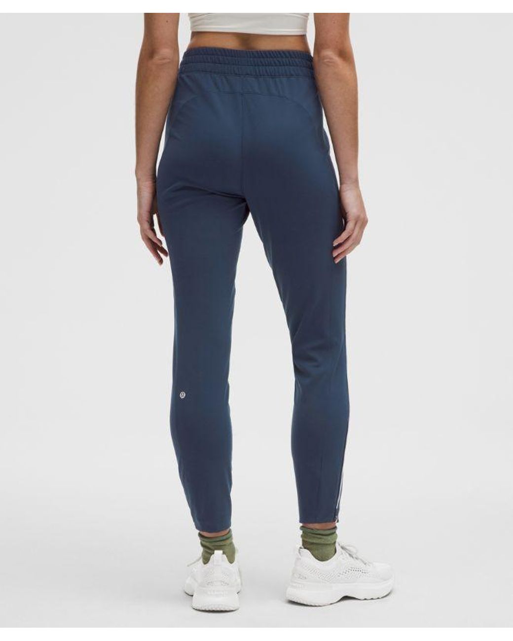 lululemon athletica Blue Everlux Slim-Fit High-Rise Track Pant