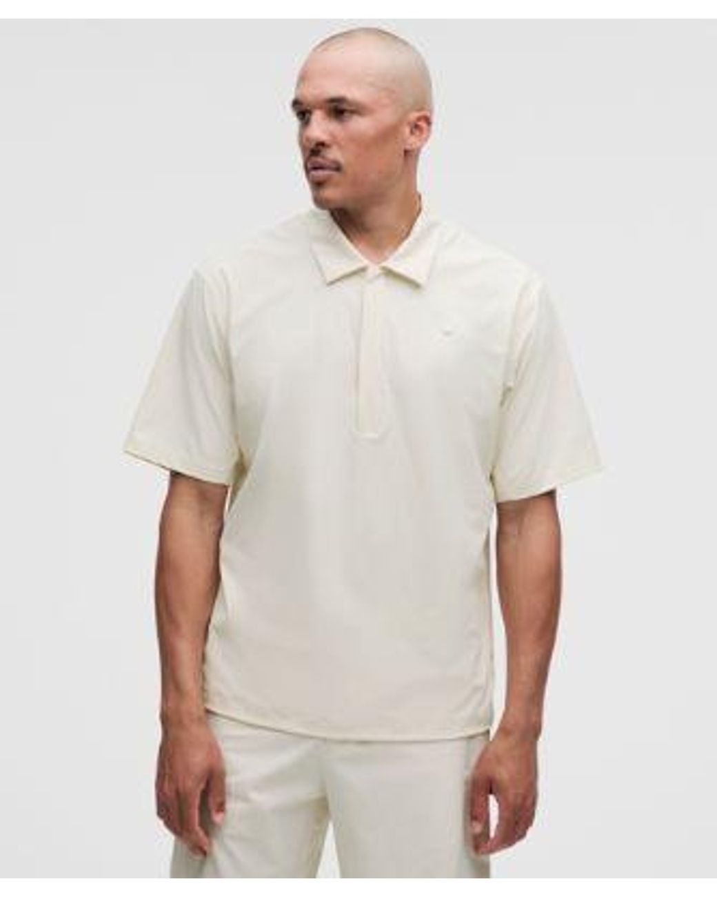 lululemon athletica White – Water-Repellent Golf Pullover – – Size Large for men
