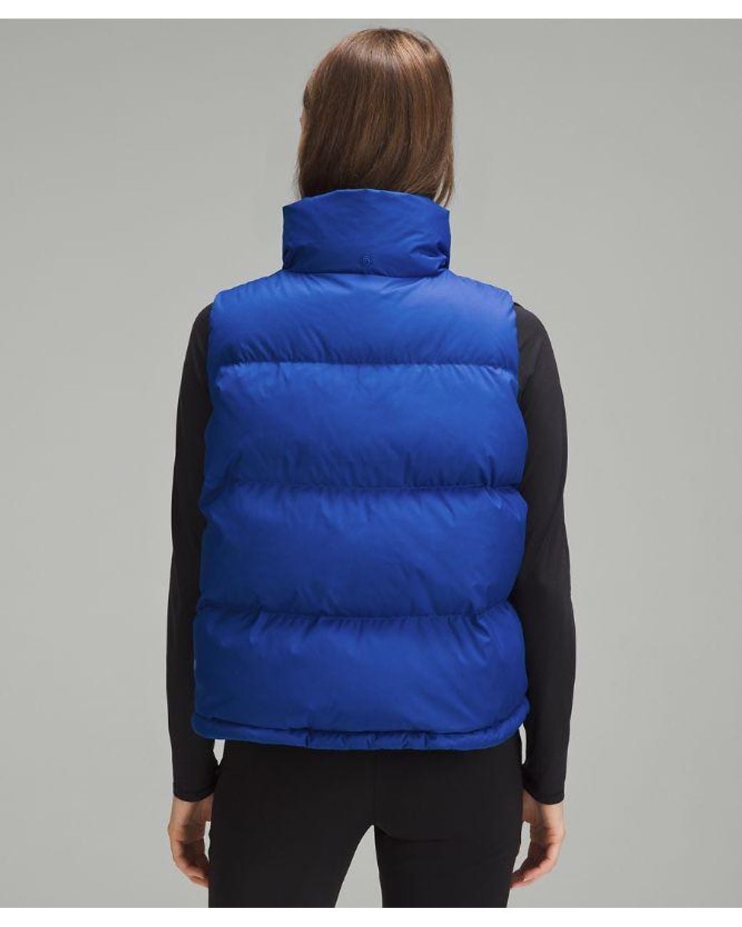 lululemon athletica Wunder Puff Cropped Vest - Color Blue - Size 0