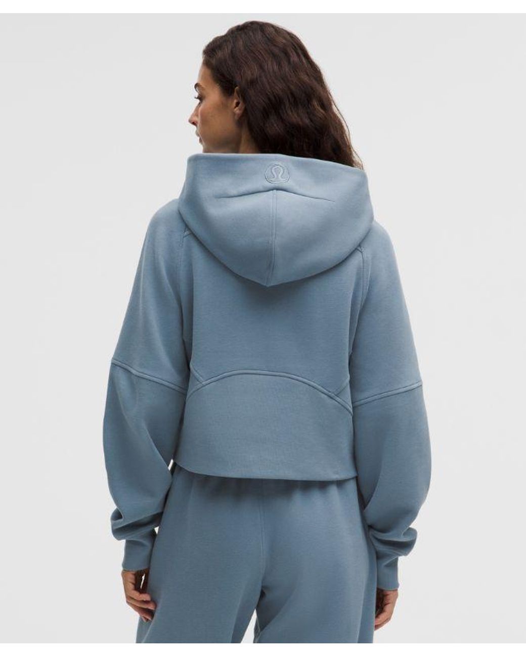 lululemon athletica Blue – Scuba Oversized Half-Zip Hoodie – – Size Medium/Large
