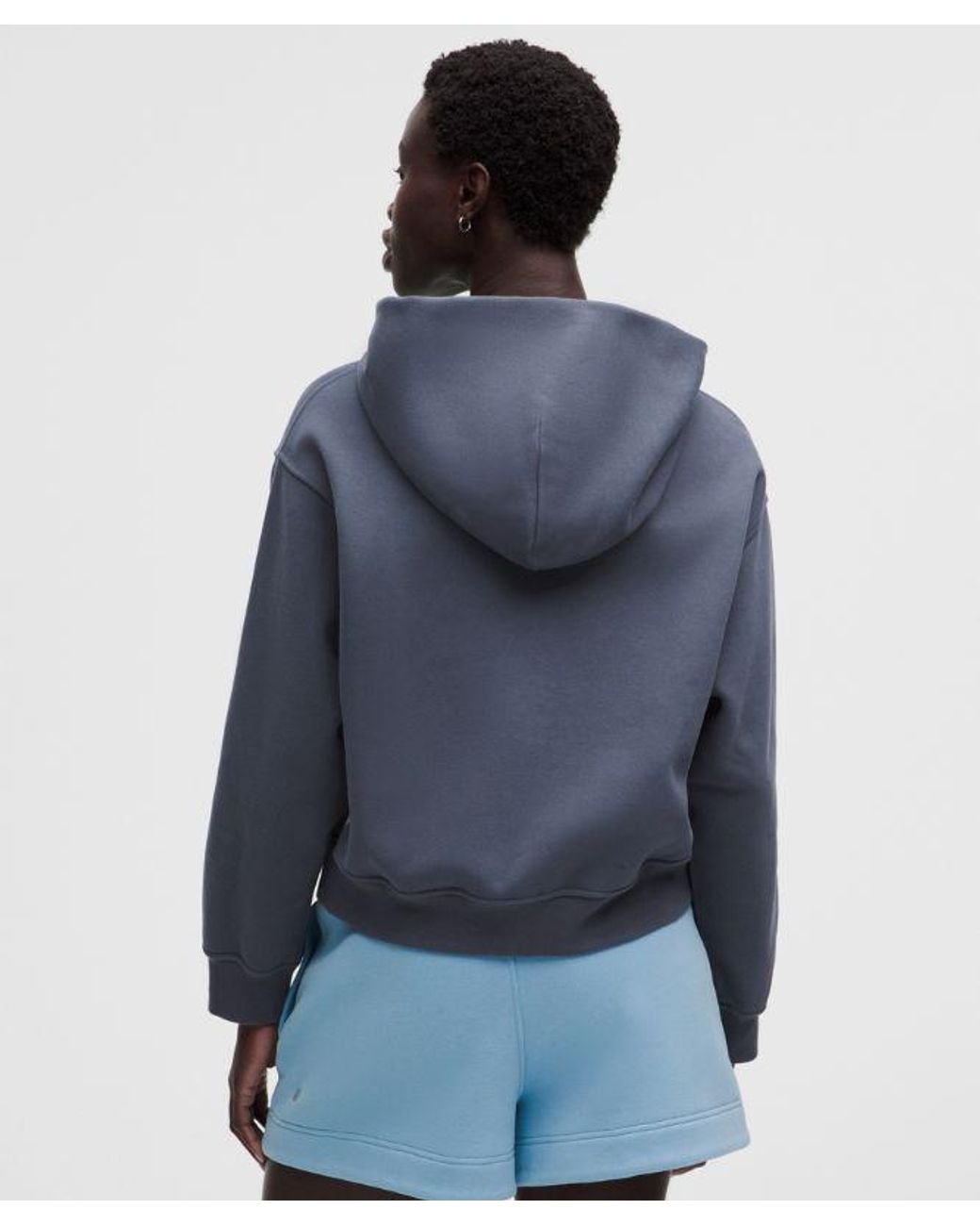 lululemon athletica Blue Steady State Superloft Full Zip Hoodie
