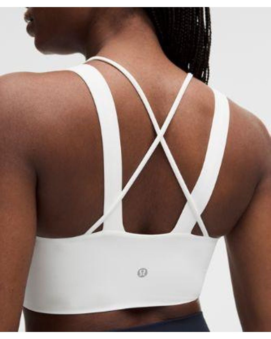 lululemon athletica Blue – Like A Cloud Longline Sports Bra Light Support, D/Dd Cup – – Size 14