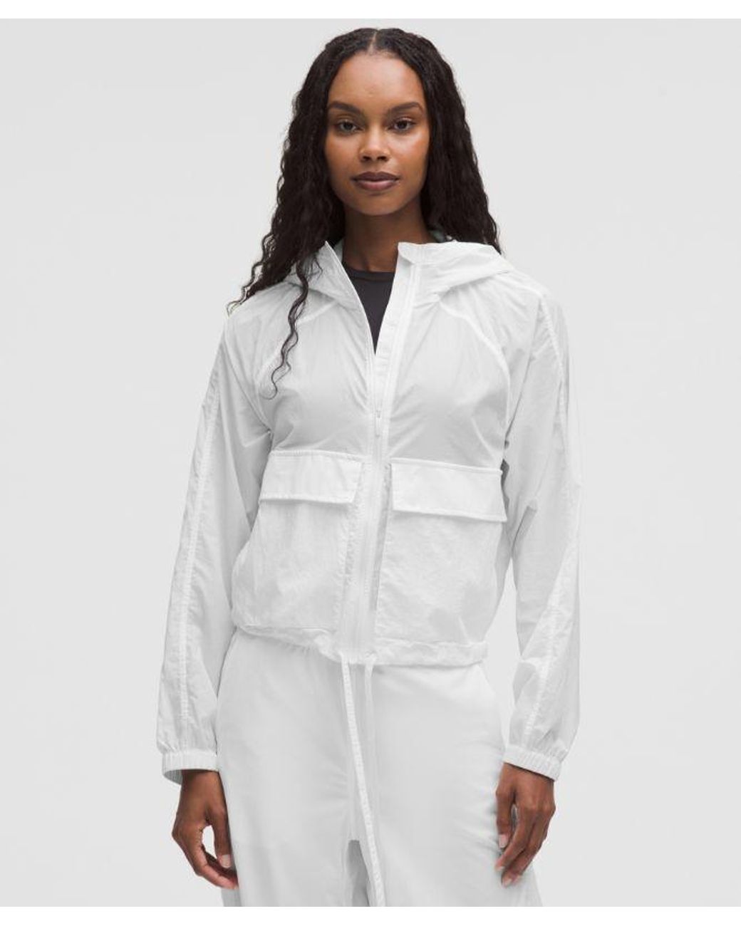 lululemon athletica Hood Lite Jacket - Color White - Size 0