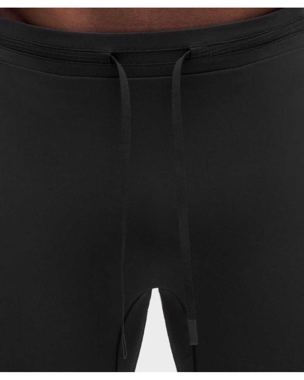 lululemon athletica Black – Fast And Free Half Tights Design – 8" – – for men