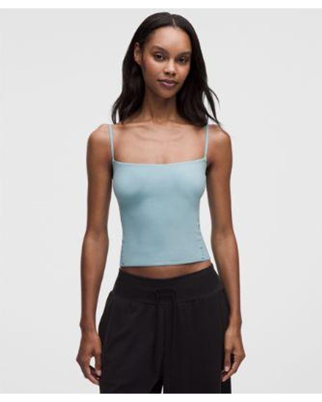 lululemon athletica Blue – Wundermost Ultra-Soft Nulu Spaghetti-Strap Adjustable Cami – –