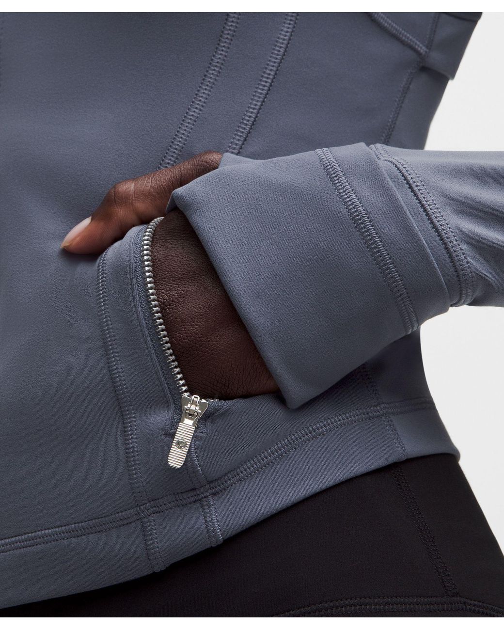 lululemon athletica Blue Define Cropped Jacket