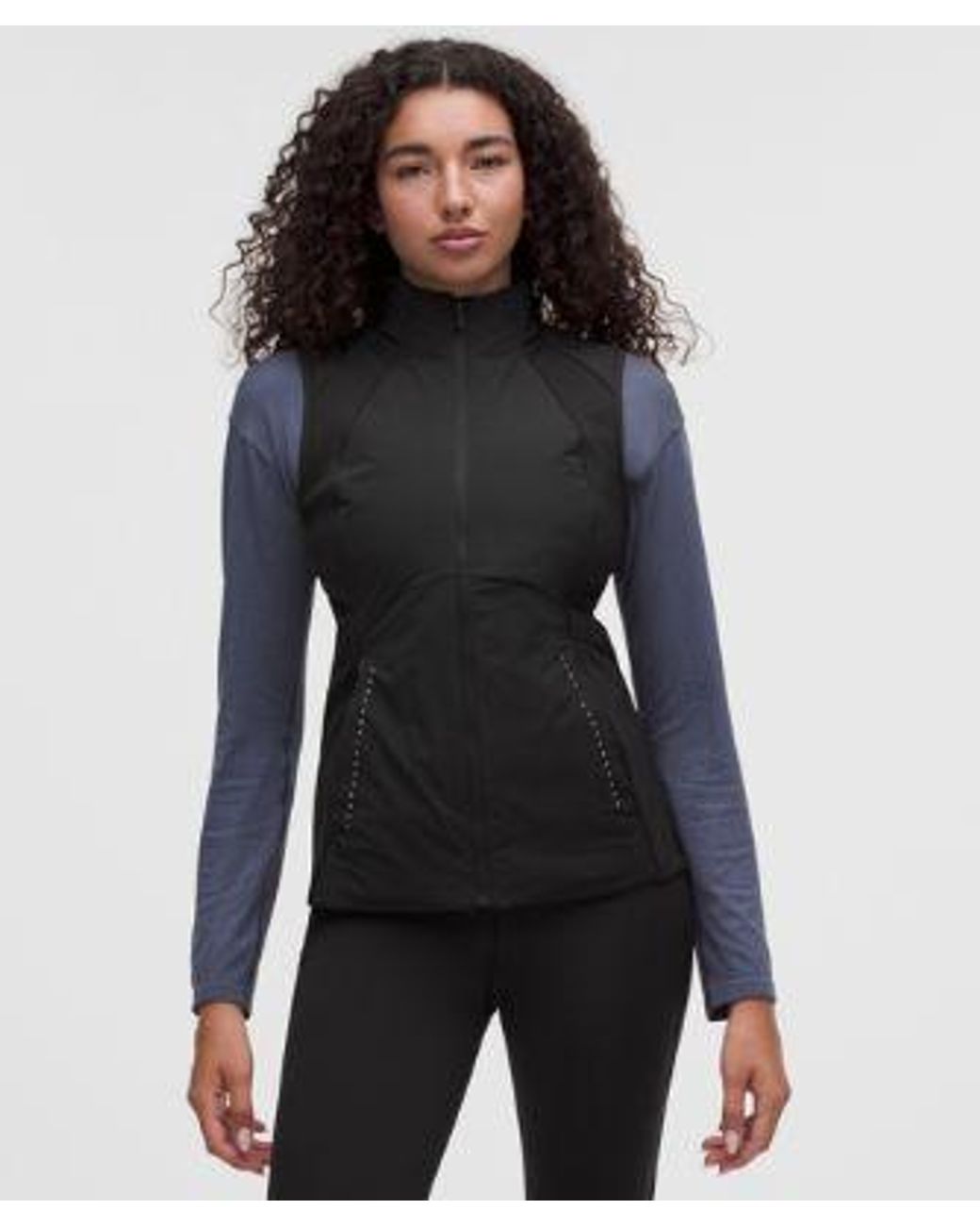 lululemon athletica Black Down For It All Running Vest