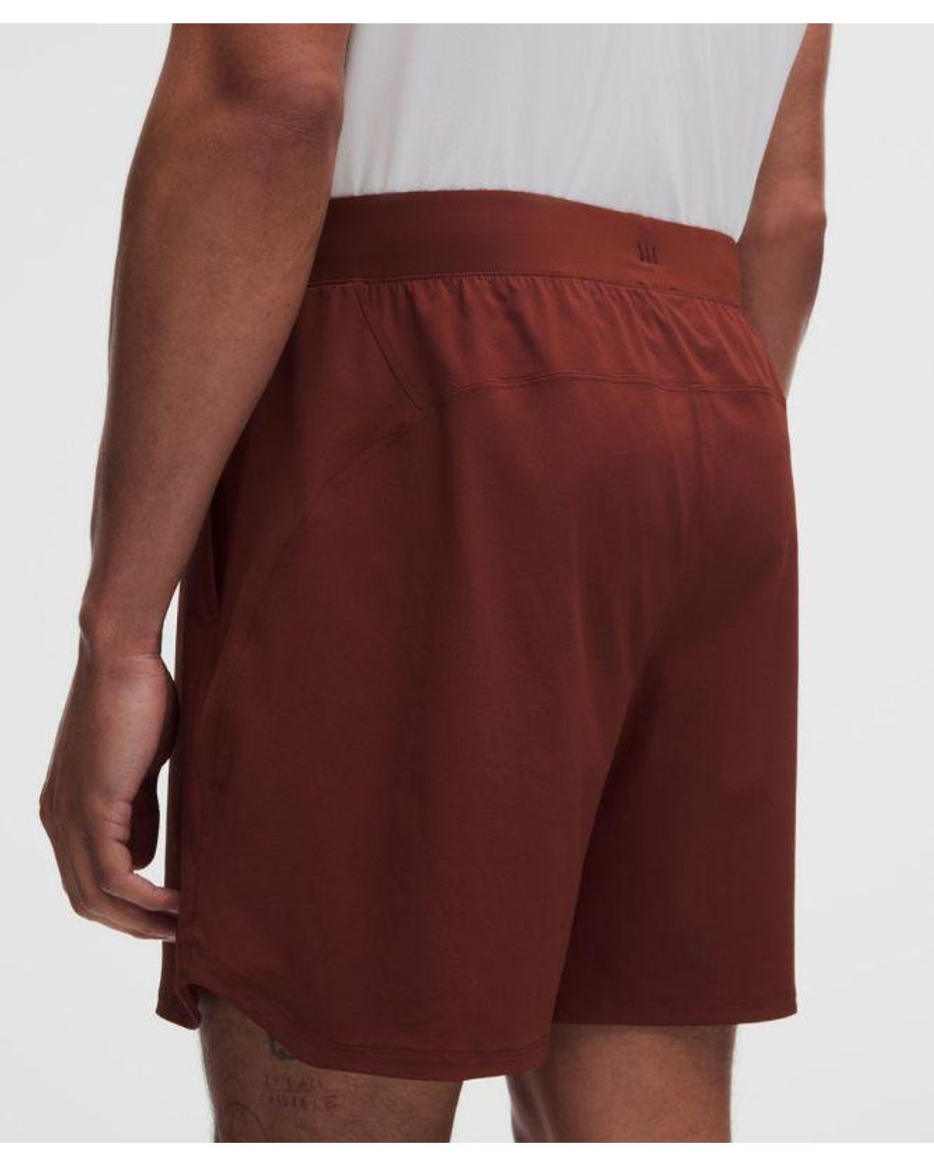 lululemon athletica Multicolor – Textured Swift Tennis Shorts – 7" – /Burgundy – Size Large for men