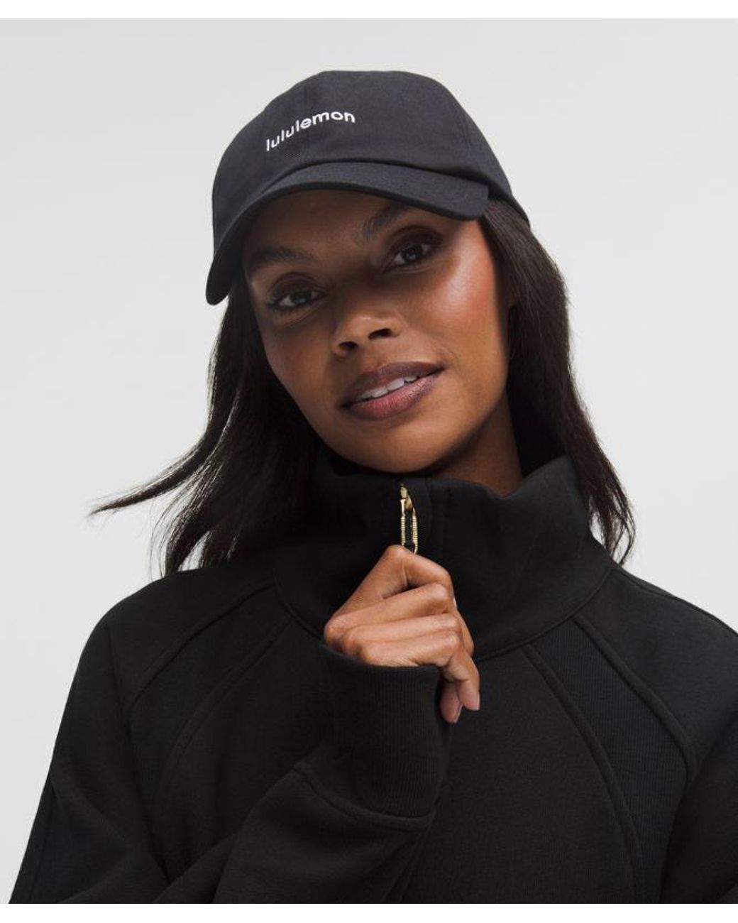 lululemon athletica Black – Scuba Oversized Funnel-Neck Half Zip Sweatshirt Long – – Size 6